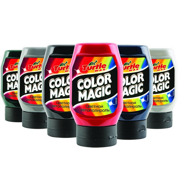 Полироль Turtle WAX Color Magic DARK RED (темно-красная) 300мл