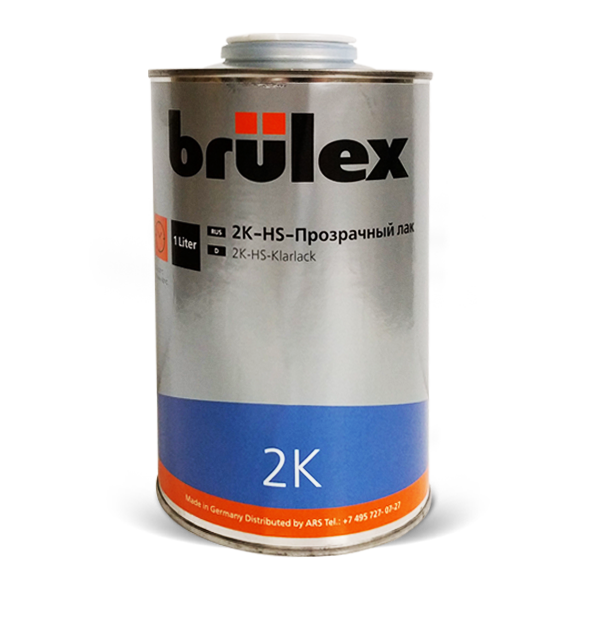 Лак Brulex 2К-НS прозрачный, 1л, без отвердителя