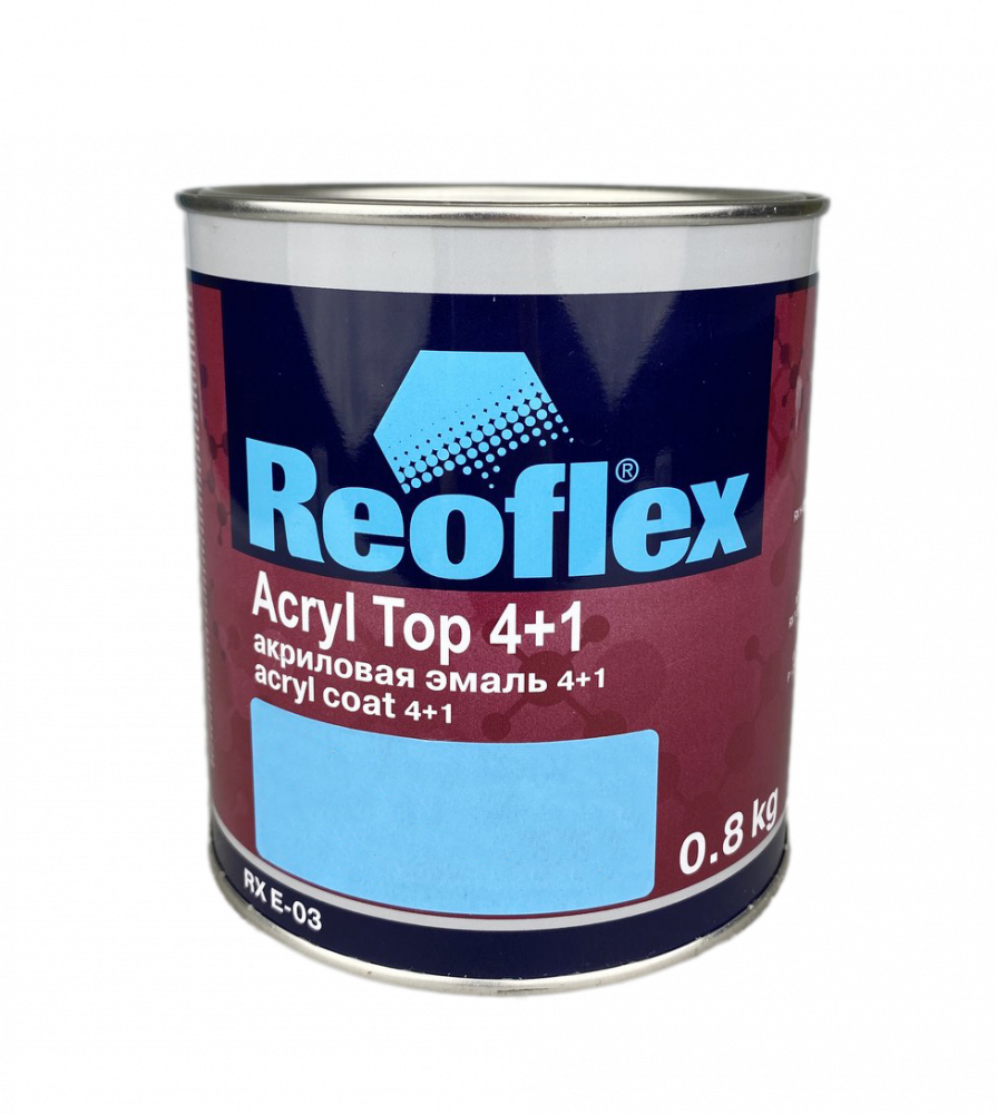 Автоэмаль акриловая Reoflex 4+1 Серая 0,8кг