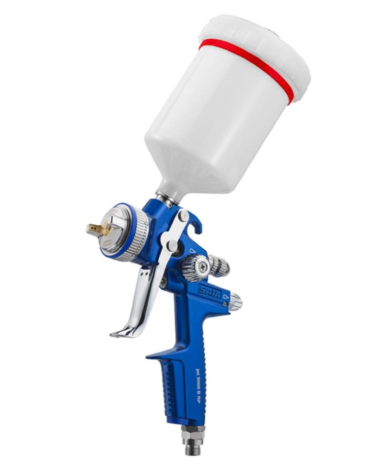 Краскопульт SATAjet 3000 RP BLUE, дюза 1,4 с быстросменным бачком 0,6л. QCC и шарнирным соединением