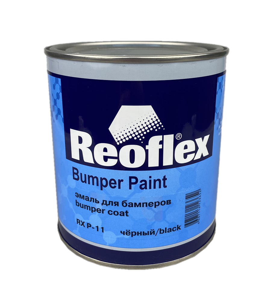 Эмаль для бамперов Reoflex 1K Bumperpaint, Черный, 0.75л