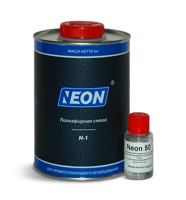 Смола Neon 2К полиэфирная 1кг