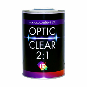 Лак Н7 2K 2:1 Optic Clear акриловый, 1л, без отвердителя