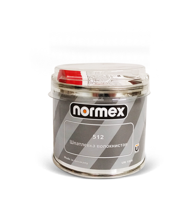 Шпатлевка Normex 512 волокнистая 0,25кг с отвердителем