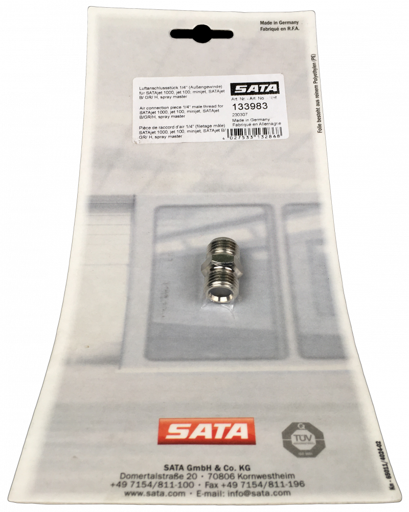 Штуцер подачи воздуха G1/4" для пистолетов SATA