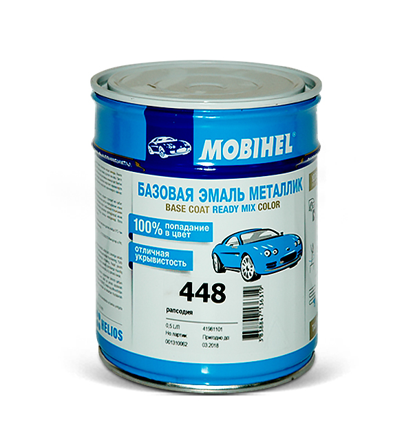 690 Автоэмаль металлик Mobihel Снежная королева 0,5л