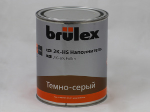 Грунт-наполнитель Brulex 2K-HS-Fuller 4+1 темно-серый 1л