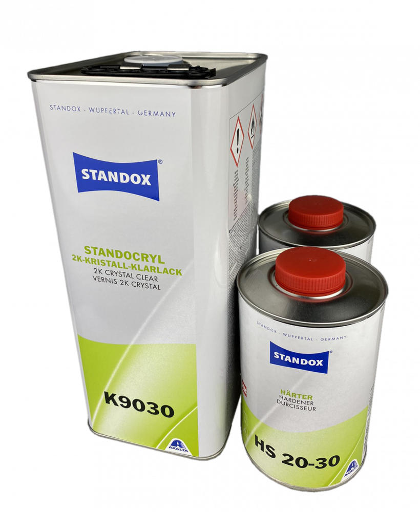 Лак Standox 2К Kristall-Klarlack 5л с отвердителем HS 20-30 2 л