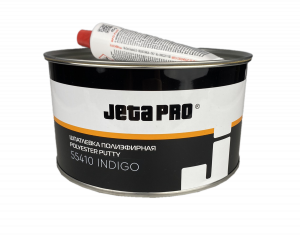 Шпатлевка JETA PRO 55410 Indigo с микростекловолокно, фиолетовая 1.8кг с отвердителем