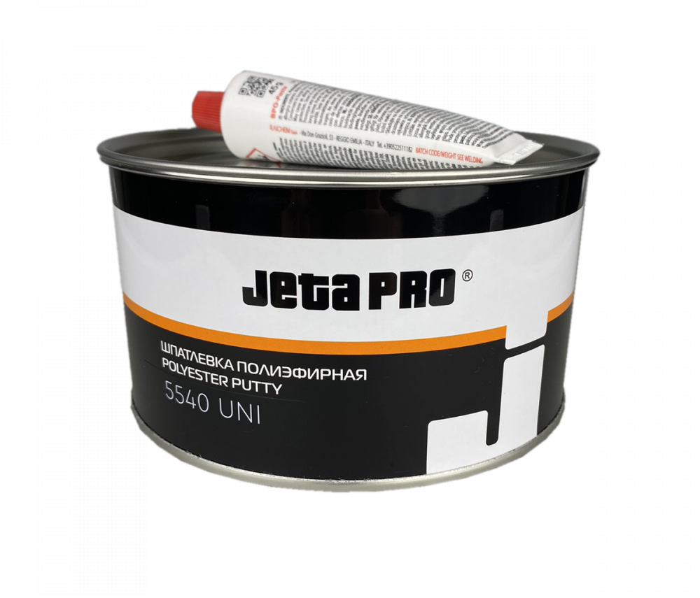 Шпатлевка JETA PRO 5540 универсальная желтая 1,8кг с отвердителем