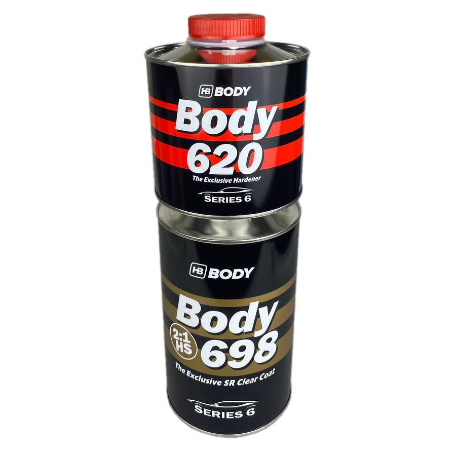 Лак Body PROLINE 698sr 2K HS 2+1 Clear coat 1л с отвердителем 620 0,5л 3