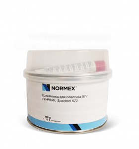 Шпатлевка Normex 572 для пластика 0,5кг с отвердителем