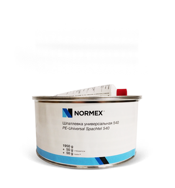 Шпатлевка Normex 540 универсальная 2кг с отвердителем