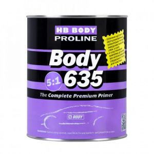 Грунт Body PROLINE 2K 635 5+1 черный 2,5л с отвердителем 635 0,5л