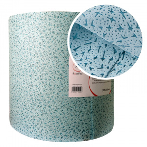 Салфетка малярная RoxelPro MULTICLEAN 32см*38см, синяя (в рулоне 500 шт.)