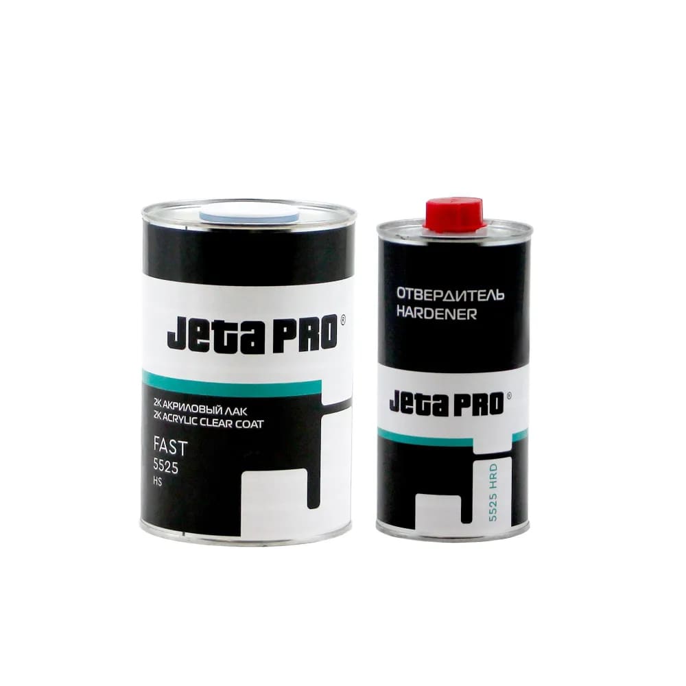 Лак JETA PRO HS 2:1 акриловый быстрый, 1л с отвердителем 0,5л