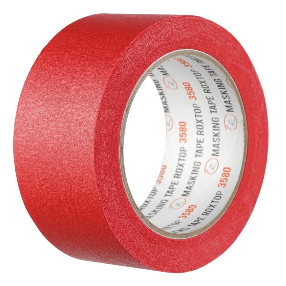 Лента малярная RoxelPro 3580 (40м*24мм) красная, 80*
