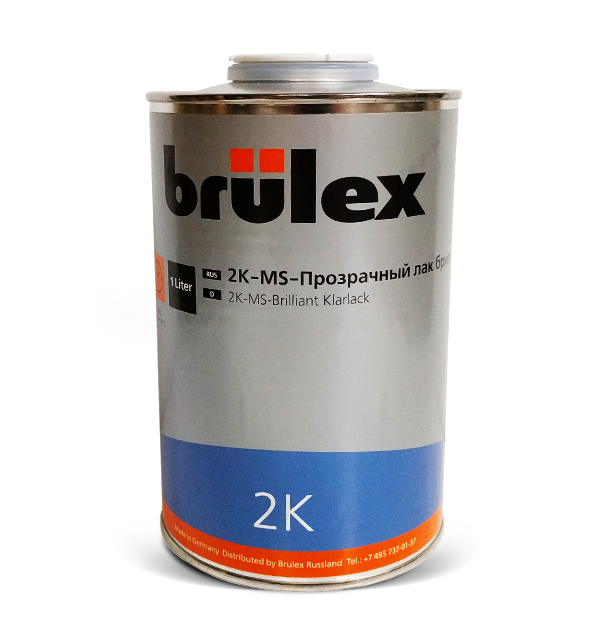 Лак Brulex 2К-МS прозрачный Бриллиант, 1л