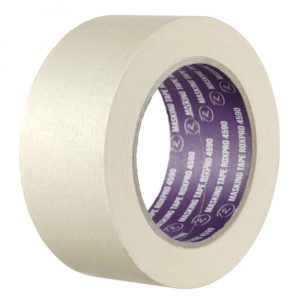 Лента малярная RoxelPro 4590 (50м*48мм) бежевая, 110*