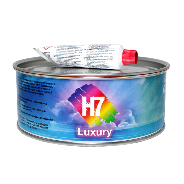 Шпатлевка H7 Sky-blue ультра легкая 0,5л (0,685кг) с отвердителем