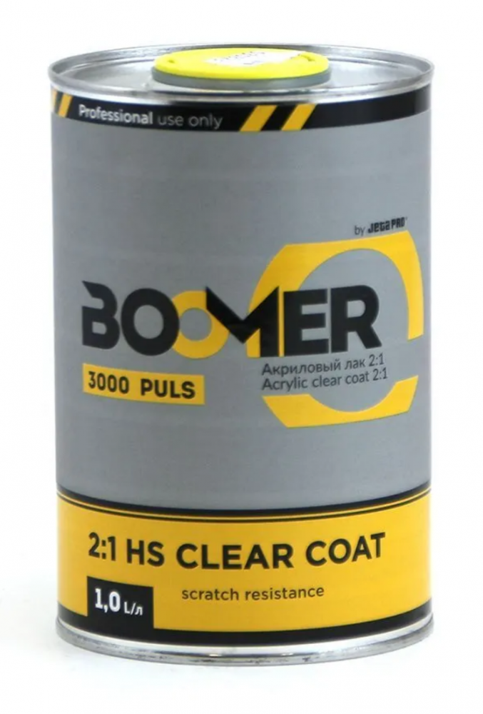 Лак Boomer 2К НS 3000 Puls прозрачный, 1л, без отвердителя
