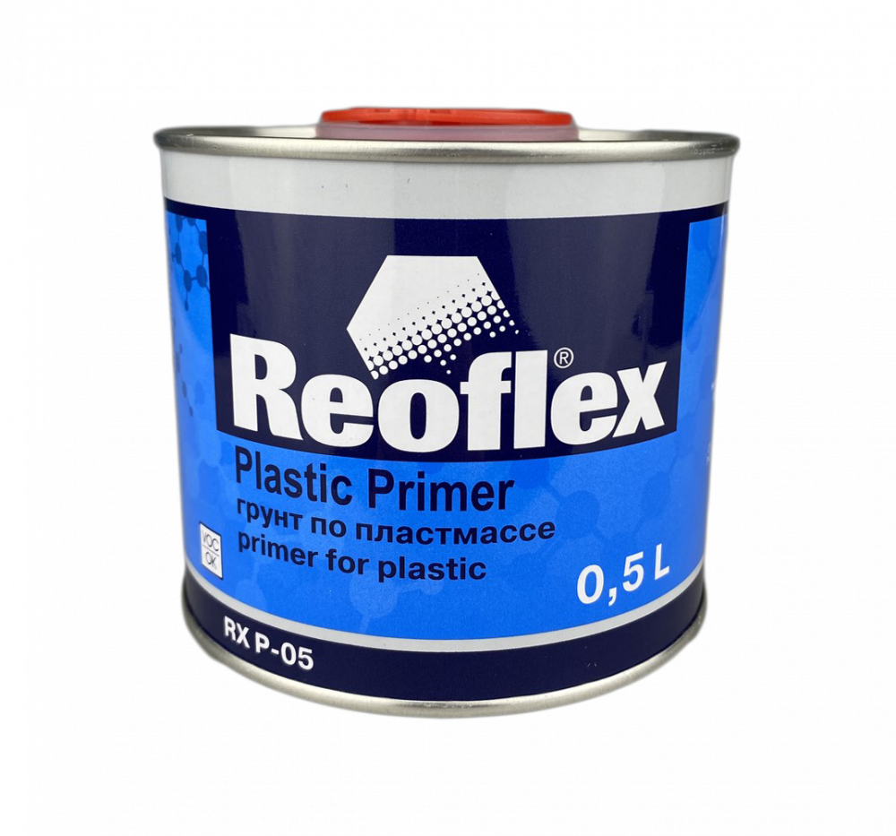 Грунт Reoflex 1К Plastic Primer по пластмассе 0,5л, серый
