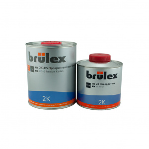 Лак Brulex 2К-НS Premium 1л с отвердителем 0,5л