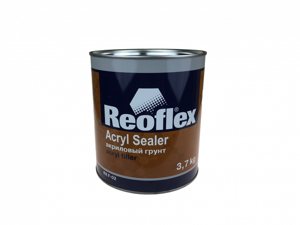 Грунт Reoflex 2К HS Primer Filler 4+1 акриловый 3,6л, черный 