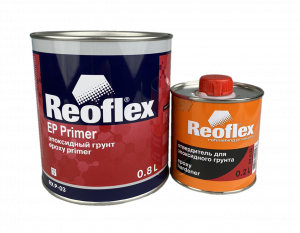 Грунт Reoflex 2К EP Primer эпоксидный 0,8л серый с отвердителем 0,2л