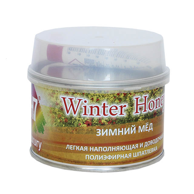 Шпатлевка H7 Winter Honey облегченная доводочная 0,25л (0,415кг) с отвердителем