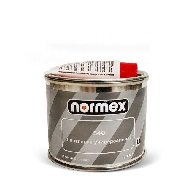 Шпатлевка Normex 540 универсальная 0,25кг с отвердителем