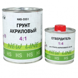 Грунт HOLEX 2K-HS 4:1 светло-серый 0,8л + отв для грунта 0,2л