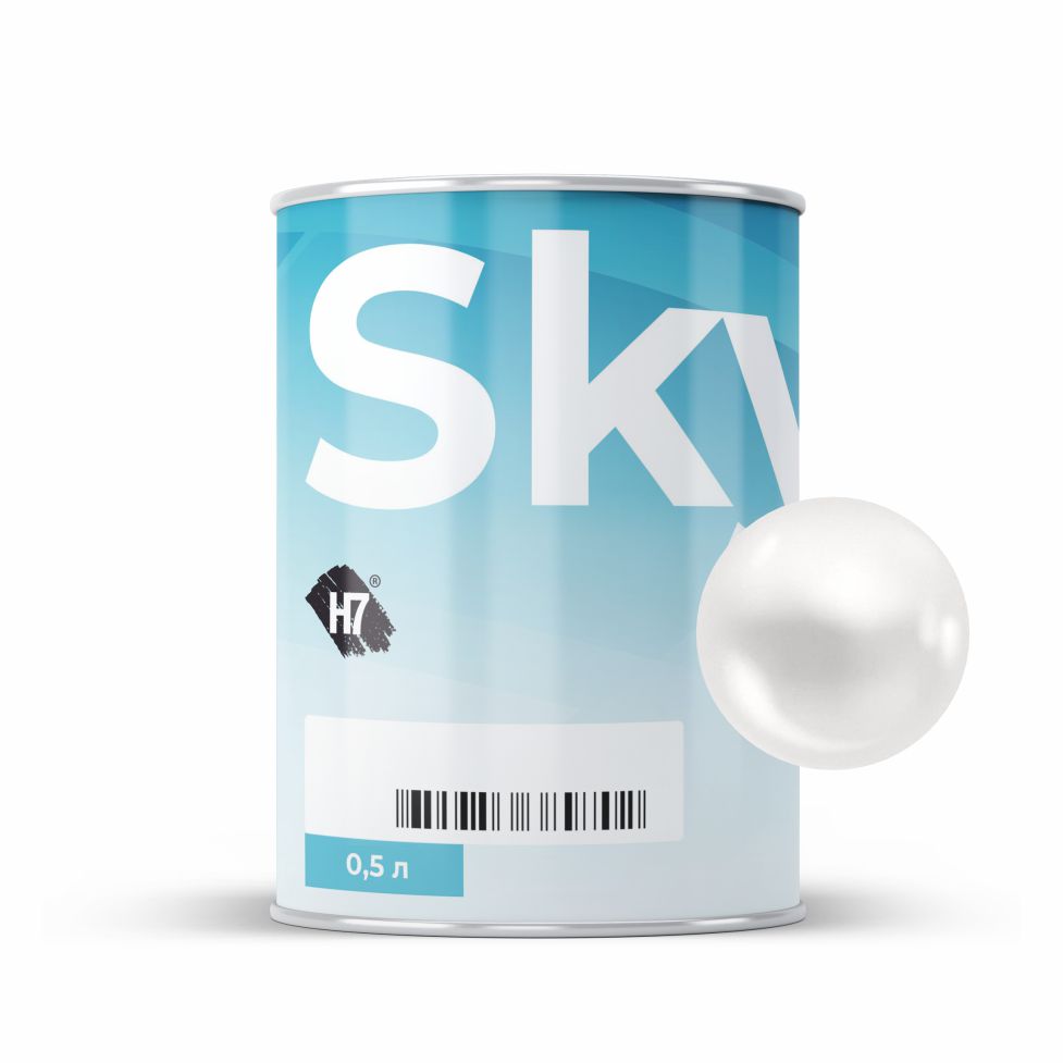 7308 MIX H7 SkyMix Crystal white pearl белый ксиралик, 0,5л