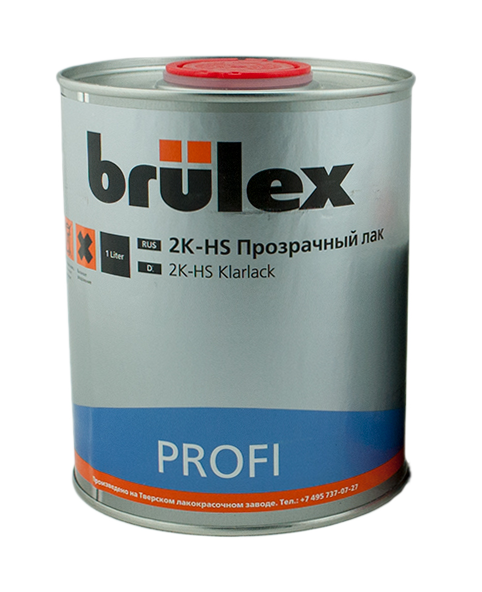 Лак Brulex 2К-НS Profi 1л без отвердителя