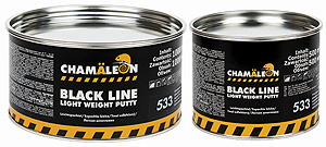 Шпатлевка Chamaeleon Black Line 533 со стекловолокном облегченная 1кг