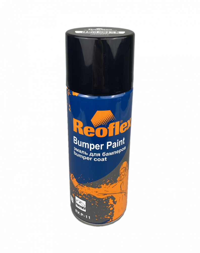 Краска в аэрозоле Reoflex Bumper Paint для бампера графитовая, 520мл