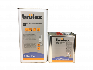 Лак Brulex 2К-НS Ultra Premium 5л с отвердителем 2000 standard 2,5л