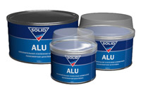 Шпатлевка SOLID Alu с алюминием, 1кг. с отвердителем 
