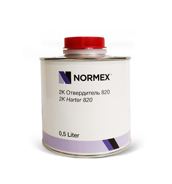 Отвердитель Normex 820 2К для лака и краски 0,5л.