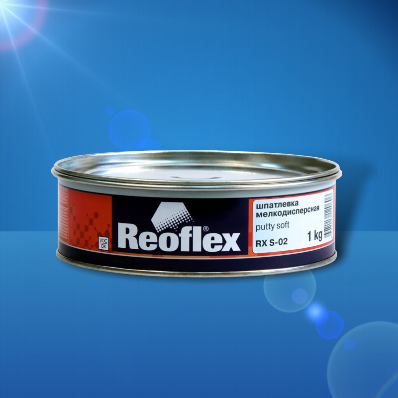Шпатлевка Reoflex Soft мелкодисперсная 1кг с отвердителем