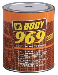 Грунт Body 1К 969 антикоррозийный (коричневый), 5л