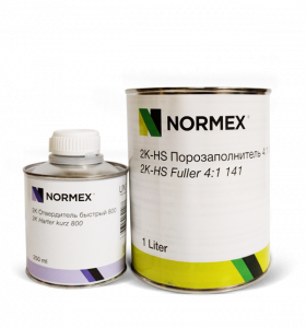 Грунт-наполнитель Normex 2К-HS 141 4+1, 1л с отв. 800 0,25л