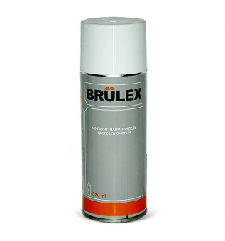 Грунт-наполнитель Brulex 1К антикоррозийный в спрее светло-серый 0,52 л.
