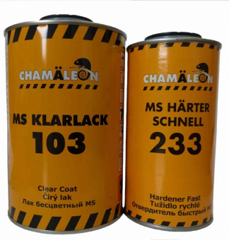 Лак Chamaeleon 103 MS Klarlack 2:1 1л. с отвердителем MS 233 быстрый 0,5л.