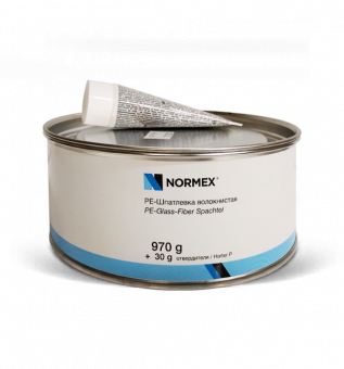 Шпатлевка Normex волокнистая 1кг. с отвердителем