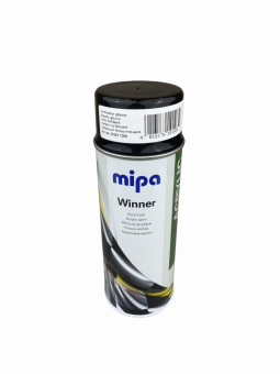 Краска в аэрозоле Mipa Winner Spray черная глянцевая 400мл.