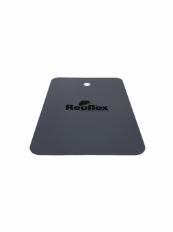 Тест-пластина металлическая Reoflex 150*100мм, темно-серая