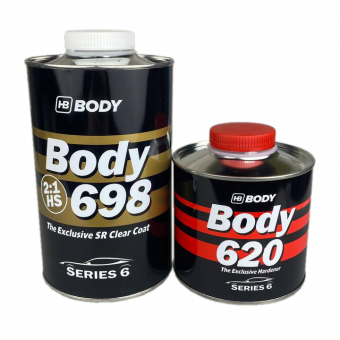 Лак Body PROLINE 698sr 2K HS 2+1 Clear coat 1л с отвердителем 620 0,5л