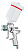 Краскопульт SATA jet/NR2000/HVLP, дюза 1,3; верх. пласт. бачек 0,6л