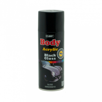 Краска в аэрозоле Body Black Gloss черная глянцевая, 400 мл